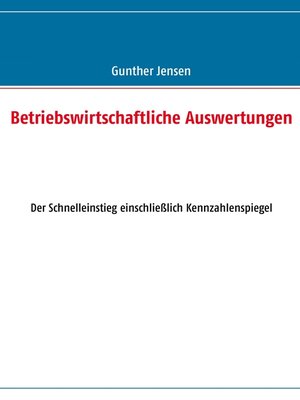 cover image of Betriebswirtschaftliche Auswertungen